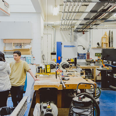 Students in the Architecture workshop