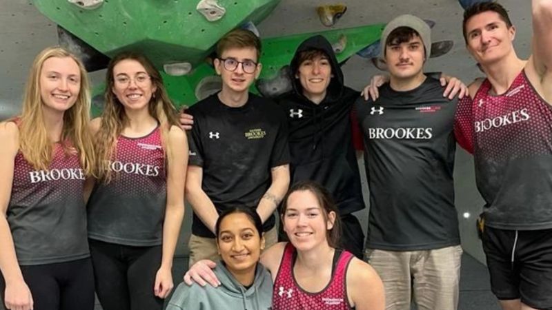 Climbing team picture