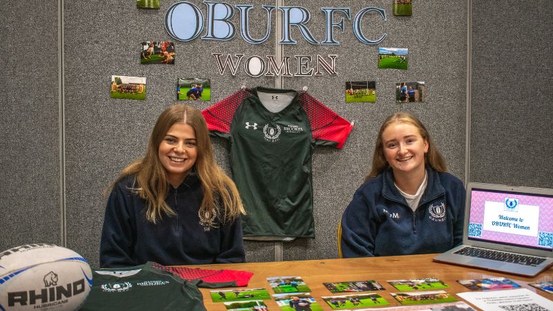 Women's Rugby Club at the 2021 Sports Fair 