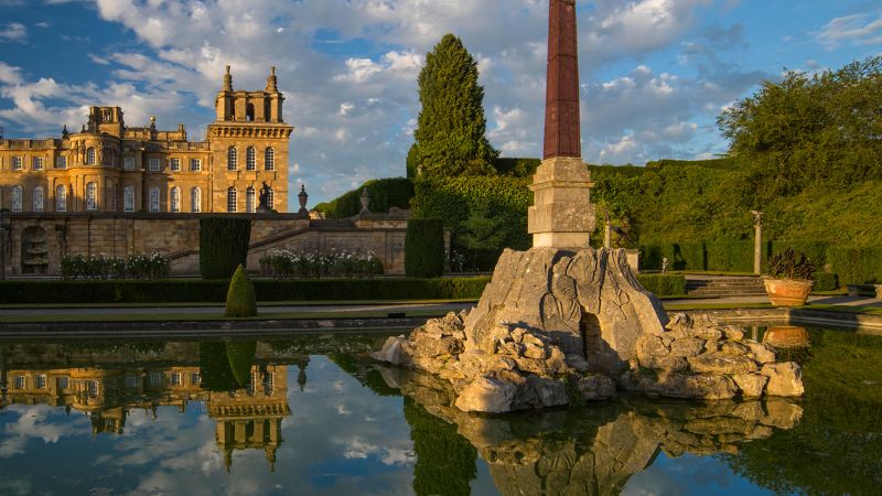 Water terrace at Blenheim Palace