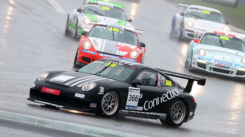 Steve Liquorish in his Porsche 911