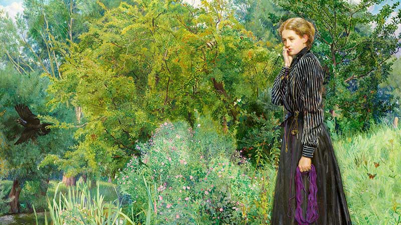 'Last Summer Things Were Greener' by John Byam Liston Shaw