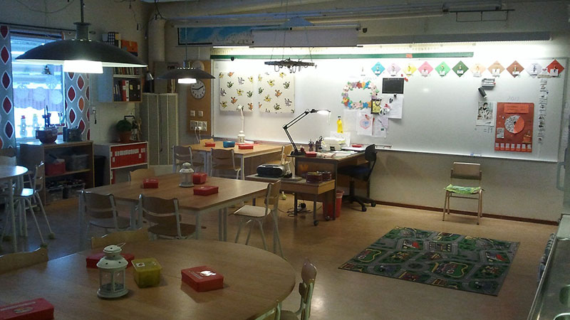 Primary school classroom