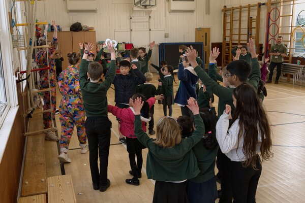 Children dancing