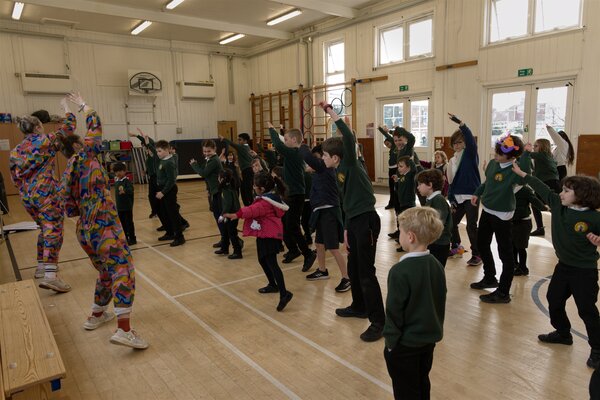Children dancing