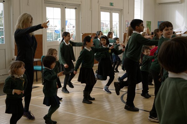 Children dancing