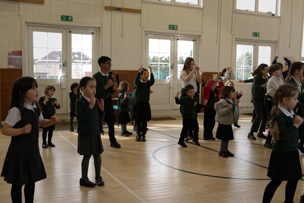 Children dancing