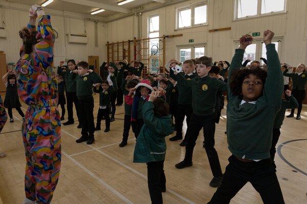 Children dancing