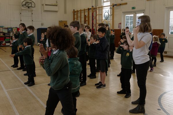 Children dancing