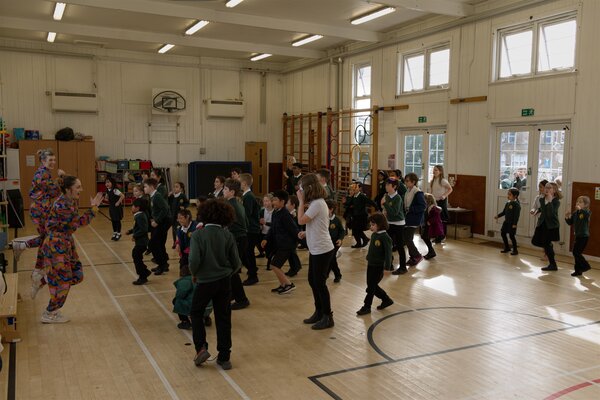 Children dancing