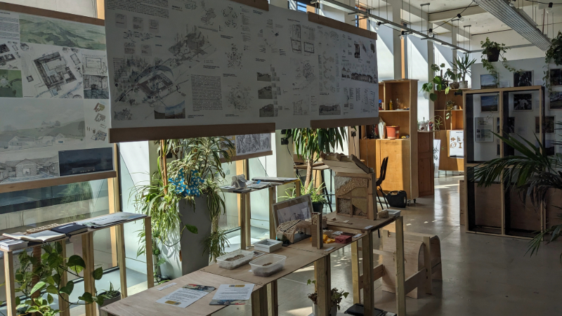 The architectural studio spaces at Oxford Brookes' School of Architecture