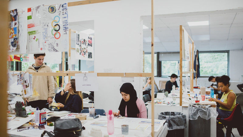 People in a design workshop