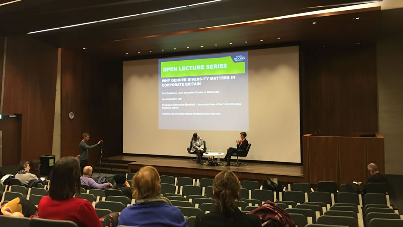 Open Lecture Series Tea Colianni (Business School)