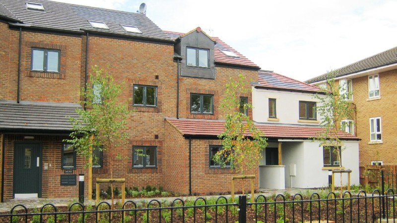 External view of houses