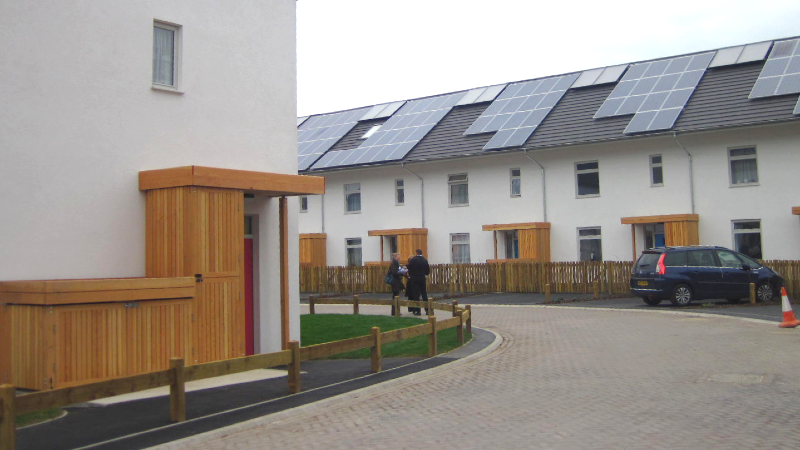 External view of homes