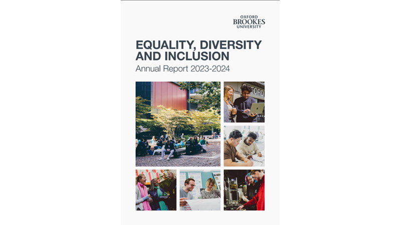 Equality, Diversity and Inclusion Annual Report 2023-24 cover